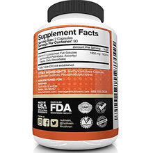 Load image into Gallery viewer, Nutrivein Liposomal Vitamin C 1650mg - 180 Capsules - High Absorption Ascorbic Acid - Supports Immune System and Collagen Booster - Powerful Antioxidant High Dose Fat Soluble Supplement
