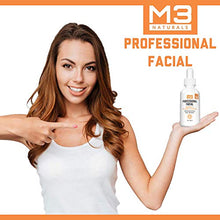 Load image into Gallery viewer, M3 Naturals Professional Facial Infused with Clinically Proven Fision Wrinkle Fix, Collagen, Stem Cell, and Vitamin C to Help Lift and Firm Face Under Eye Dark Circles Anti Aging Serum 1 fl oz
