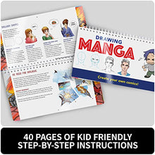 Load image into Gallery viewer, SpiceBox Children's Art Kits Petit Picasso Drawing Manga, Multi Colors (13572)
