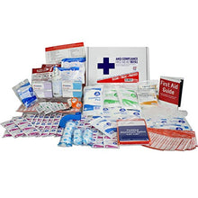 Load image into Gallery viewer, OSHA &amp; ANSI First Aid Kit Refill/Upgrade, 50 Person, 196 Pieces, ANSI 2015 Class B - Includes Splint, Tourniquet, Tools, Single dose and More: Fill Your kit or use to Upgrade to Current regulations
