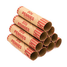 Load image into Gallery viewer, Pre-Formed Penny Coin Wrappers (Bundle of 100)
