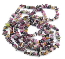 Load image into Gallery viewer, 1 Strand Natural Multi Colors Tourmaline Gemstone Smooth Free Form 5-8mm Loose Stone Chip Beads 33 Inch for Jewelry Craft Making GZ1-11
