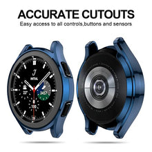 Load image into Gallery viewer, [6+6] Pack for Samsung Galaxy Watch 4 Classic 46mm Case with Screen Protector, Haojavo Soft TPU Cover Protective Bumper Shell + Tempered Glass Screen Protector Film for Galaxy Watch 4 Classic 46mm
