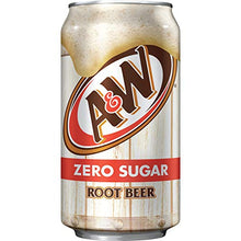 Load image into Gallery viewer, Diet A&amp;W Root Beer, 12 fl oz (pack of 12)
