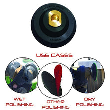 Load image into Gallery viewer, Stadea 5" Rubber Backer Pad/Rubber Backing Pad with Hook and Loop Backing Arbor 5/8" 11
