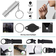 Load image into Gallery viewer, JINAGER Survival kit, Professional Emergency Survival gear 15 in 1, Upgraded Tactical Defense Tool for Hiking Camping Climbing Adventures, Emergency Tool Gift for Men Boy Car
