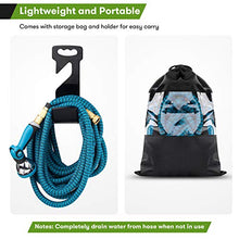 Load image into Gallery viewer, Unywarse 50ft Garden Hose Expandable Water Hose, Expanding Garden Pipe with 10 Function Zinc Nozzle, Solid Brass Fittings, Extra Strength Fabric, Lightweight Flexible Yard Hose for Watering
