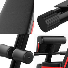 Load image into Gallery viewer, JEI-MEN Weight Bench, Adjustable Angles Workout Bench for Full Body, Foldable Flat Incline Decline Bench Press for Home Gym, Ship from USA
