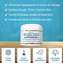 Load image into Gallery viewer, Urea Cream 40% Plus Salicylic Acid 4.6 Oz, Callus Remover Hand Cream Foot Cream For Dry Cracked Feet, Hands, Heels, Elbows, Nails, Knees, Intensive Moisturizes &amp; Softens Skin, Exfoliates Dead Skin
