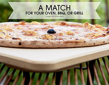 Load image into Gallery viewer, #1 Pizza Stone - Baking Stone. SOLIDO Rectangular 14"x16" - Perfect for Oven, BBQ and Grill
