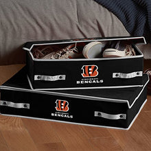 Load image into Gallery viewer, Franklin Sports NFL Cincinnati Bengals Under The Bed Storage Bins - Small
