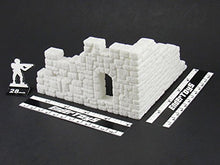 Load image into Gallery viewer, Ruined Stone Walls Set B, Terrain Scenery for Tabletop 28mm Miniatures Wargame, 3D Printed and Paintable, EnderToys

