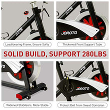 Load image into Gallery viewer, JOROTO Belt Drive Indoor Cycling Bike with Magnetic Resistance Exercise Bikes Stationary Bike
