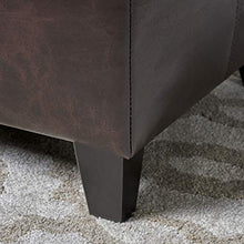 Load image into Gallery viewer, Christopher Knight Home Glouster PU Storage Ottoman, Brown
