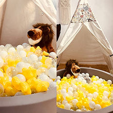 Load image into Gallery viewer, Realhaha Ball Pit Balls for Toddlers 1-3,Plastic Balls Star Balls for Ball Pool Playpen Balls for Kids Party Or Dog Play Toys Small Playpin Balls and Start, Kid Ball Pits &amp; Accessories

