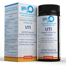 Load image into Gallery viewer, Complete 4-in-1 Urinary Tract Infection Test Strips 50ct, Urine Test Strips for Women, Leukocytes, Nitrite, pH and BLO Testing at Home, Medical Grade High Precision, Test Kit for UTI Treatment
