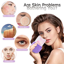 Load image into Gallery viewer, Ice Roller Silicone Facial and Eye,Facial Beauty Ice Roller Skin Care Tools,Reusable Facial Treatment to Tone Skin &amp; De-Puff The Eye Area,Reduce Acne and Lubricate the Skin. (Pink 2) (purple)
