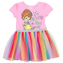Load image into Gallery viewer, Disney Fancy Nancy Toddler Girls Short Sleeve Tutu Dress Scrunchy Set Pink 5T
