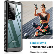 Load image into Gallery viewer, Temdan for Samsung Galaxy S22 Ultra Case Waterproof, Built in Screen Protector 360° Full Body Heavy Duty Shockproof IP68 Waterproof Galaxy S22 Ultra Case for Samsung S22 Ultra 5G 6.8 inch
