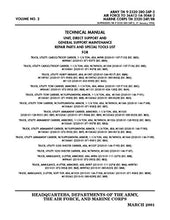 Load image into Gallery viewer, HMMWV HUMVEE M998 Parts Manual VOLUME NO. 2 TM 9-2320-280-24P-2 DIRECT SUPPORT AND GENERAL SUPPORT MAINTENANCE [2019 Printing. LOOSE LEAF Edition]
