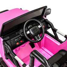 Load image into Gallery viewer, Best Choice Products Kids 12V Ride On Truck w/ Remote Control, 3 Speeds, LED Lights, AUX, Pink

