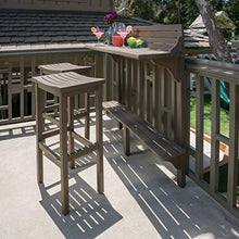 Load image into Gallery viewer, Christopher Knight Home 304147 Caribbean Outdoor Acacia Wood Balcony Bar Set, 3-Pcs Set, Grey Finish
