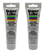 Load image into Gallery viewer, Super Lube 92003 Silicone Lubricating Grease with PTFE, 3 oz Tube, Translucent White (Pack of 2)
