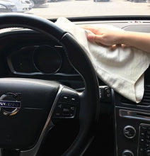 Load image into Gallery viewer, Car Chamois Drying Towel Natural Chamois Cloth for Car Leather Super Absorbent Leather Cleaning Cloth 23.6inchx35.4inch
