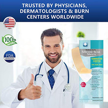 Load image into Gallery viewer, Scar Removal Patch, Scar Removal Strips Fast &amp; Effective on Keloid, Professional Removal Sheets for Scars Caused by C-Section, Surgery, Burn, Acne, 2 Reusable Scar Sheets, 1.6"×6.5"

