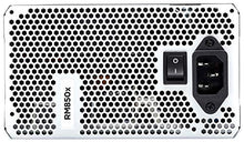 Load image into Gallery viewer, Corsair RMX White Series (2018), RM850x, 850 Watt, 80+ Gold Certified, Fully Modular Power Supply - White, 80 PLUS Gold (CP-9020188-NA)
