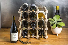 Load image into Gallery viewer, J.K. Adams JK Adams Wood Stackable Storage Holder Modular Wine Rack with Natural Pins, 40 Bottle, Maple
