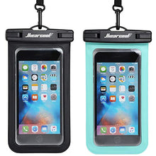 Load image into Gallery viewer, Universal Waterproof Case,Hiearcool Waterproof Phone Pouch Compatible for iPhone 13 12 11 Pro Max XS Max Samsung Galaxy s10 Google Up to 7.0", IPX8 Cellphone Dry Bag for Vacation-2 Pack
