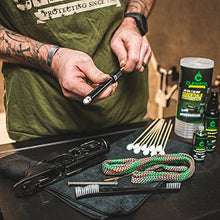 Load image into Gallery viewer, CLENZOIL Field &amp; Range Pistol &amp; Rifle Essentials Gun Cleaning Kit | CLP Spray &amp; Oiler with Boresnake | Clean, Lubricate &amp; Protect | Nylon Brush, Bore Swabs &amp; Microfiber (40 Caliber | 10mm)
