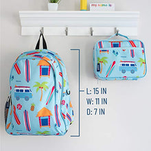 Load image into Gallery viewer, Wildkin 15 Inch Kids Backpack for Boys &amp; Girls, 600-Denier Polyester Backpack for Kids, Features Padded Back &amp; Adjustable Strap, Perfect Size for School &amp; Travel Backpacks, BPA-free (Surf Shack)
