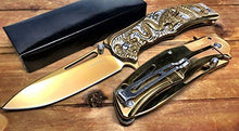 Load image into Gallery viewer, Master Folding Pocket Knife 8.75" Spring Assisted Opening Pocket Knife, Tactical Knife with Stainless Steel 3" Blade for First aid, Rescue, Self Defense, Hunting, Survival Glass Breaker Knives
