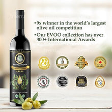 Load image into Gallery viewer, M.G. PAPPAS High Polyphenol Rich Olive Oil - Extra Virgin Olive Oil Polyphenol Lab Report 644mg/kg - Cold Pressed &amp; Unfiltered - High Hydroxytyrosol Greek Olive Oil - Award Winning - 12.7 Oz 375ml
