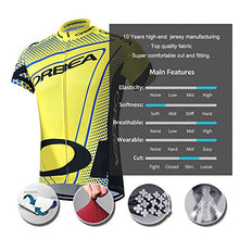 Load image into Gallery viewer, ORBEA Pro Cycling Jersey Short Sleeve Yellow Bike Top Quick Dry Men Summer Bicycle Clothes
