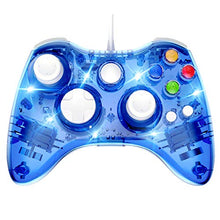 Load image into Gallery viewer, Wired 360 Controller Dual Vibrator Wired Gamepad Gaming Joypad, Blue - PAWHITS
