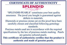 Load image into Gallery viewer, 14K Gold 10-11mm Freshwater Cultured Floating Pearl Tin Cup Chain Necklace Jewelry for Women 17" (White, white-gold)
