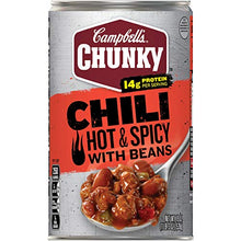 Load image into Gallery viewer, Campbell's Chunky Soup, Hot &amp; Spicy Beef &amp; Bean Firehouse Chili, 19 Ounce Can
