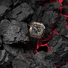 Load image into Gallery viewer, TSAR BOMBA Mens Watches Luxury Tonneau Watches for Men Waterproof 50M Analog Replica Watch Chronograph Calendar Date Men’s Dress Business Work Watch Diver Large Square Face Wristwatch
