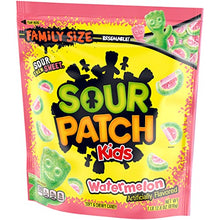 Load image into Gallery viewer, SOUR PATCH KIDS Watermelon Soft &amp; Chewy Candy, Family Size, 1.8 lb Bag
