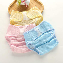 Load image into Gallery viewer, ACHICOO Ice Silk Mesh Baby Diaper Cool Breathable Summer Stretch Diaper Cover Yellow M
