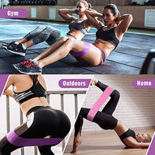 Load image into Gallery viewer, FITFORT Resistance Bands for Legs and Butt Exercise Bands - Non Slip Elastic Booty Bands, 3 Levels Workout Bands Women Sports Fitness Band for Squat Glute Hip Training
