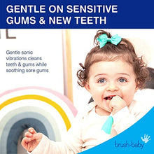 Load image into Gallery viewer, Brush Baby BabySonic Infant and Toddler Electric Toothbrush for Ages 0-3 Years - Smart LED Timer and Gentle Vibration Provide a Fun Brushing Experience - Includes 2 Sensitive Brush Heads - Pink
