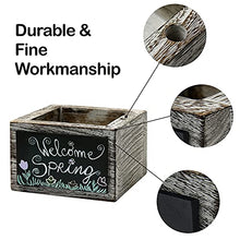 Load image into Gallery viewer, Solo Cup Holder with Marker Slot, Chalkboard for Customized Event Label with 2 Liquid Chalk and 1 Cup Marker Pen, Mark Your Cup and Drink up Cup Holder, Party Wedding Rustic Decor, Wooden, Grey
