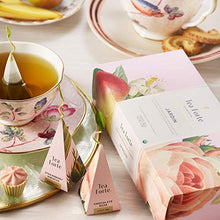 Load image into Gallery viewer, Tea Forte Jardin Organic Fruit, Herb and Flower Teas, Petite Presentation Box Tea Sampler Gift Set with 10 Handcrafted Pyramid Tea Bag Infusers
