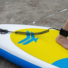 Load image into Gallery viewer, HEYTUR Surfing Surfboard Leash sup Leash Rope Stand up Paddle Board Leash Coil Surf Accessories(Black)
