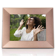 Load image into Gallery viewer, Nixplay Iris 8 Inch WiFi Digital Picture Frame Peach Copper - Share Moments Instantly via App or E-Mail
