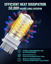 Load image into Gallery viewer, Combriller 3157 LED Bulb White 6000K, 3056 3156 3057 4157 led bulb with Projector Replacement for led reverse lights turn signal bulb brake light bulb tail light bulb parking light bulb, pack of 2
